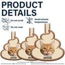 Pet Lovers,Dog Lovers,Cat Lovers - Custom Photo Every Poo I Do - Personalized Custom Shaped Leather Keychain