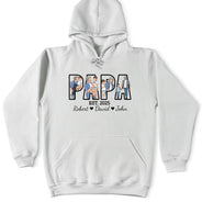 Gift For Grandpa,Gift For Father,New Dad,Non-Eng,Photo - Faceless Portrait ,Adorable - Custom Photo Faceless Portrait Dad Papa Portrait - Personalized T Shirt