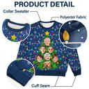 Gift For Couples,Gift For Husband,Gift For Wife,Gift For Boyfriend,Gift For Girlfriend,Parents,Gift For Women,Gift For Yourself,Gift For Men,Gift For Mother,Gift For Grandpa,Gift For Father,Gift For Grandma,Gift For Sibling,Gift For Sisters,Gift For Brothers,Family,Gift For Bestie,Gifts For Colleagues,Funny,Christmas - Custom Photo Family And Friends On Christmas Tree - Personalized Unisex Ugly Sweater