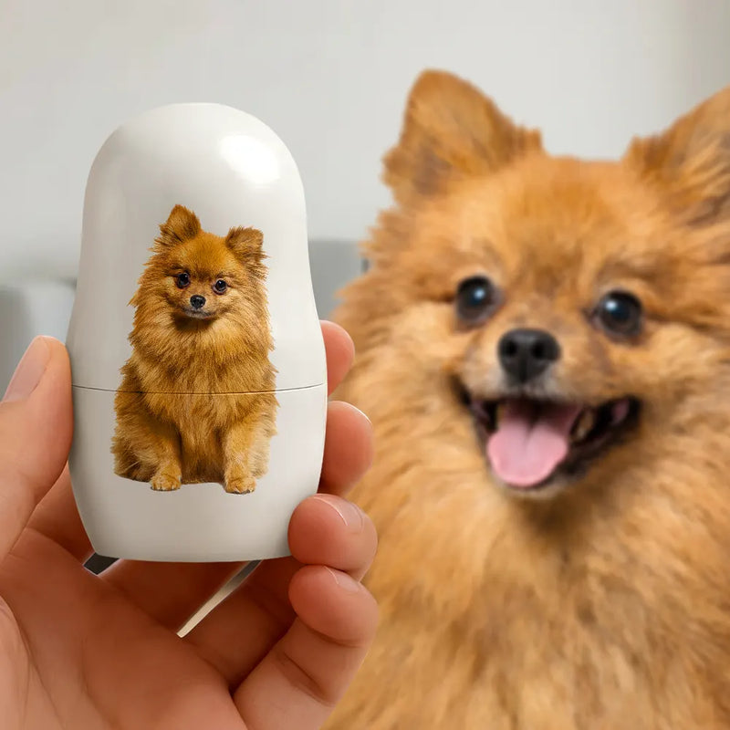 Family,Happy - Custom Photo Family Couple Besties - Personalized Portrait Nesting Doll