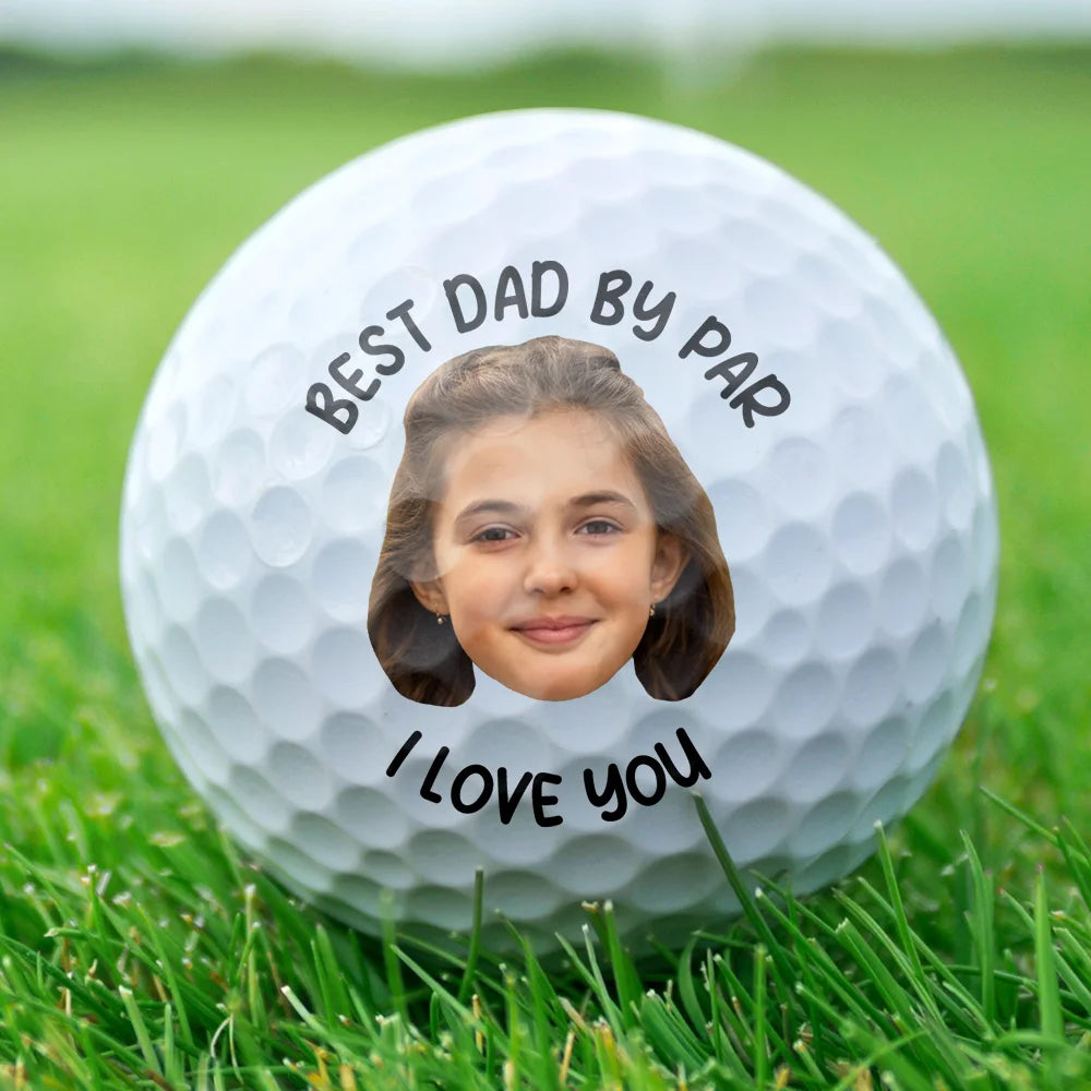 Custom Photo,Golf,Sport Dad,Gift For Father,Photo,Adorable - Custom Photo First Father's Day Together - Personalized Golf Ball