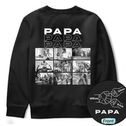 Custom Photo,Gift For Father,Dad - Children,Non-Eng,Photo,Icon,Proud - Custom Photo Fist Bumps Dad Grandpa Title - Personalized T Shirt