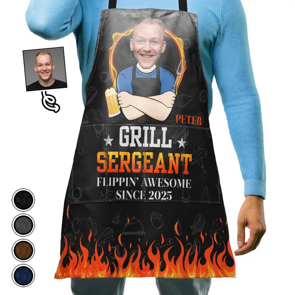 Custom Photo Flippin' Awesome Cooking - Personalized Apron