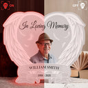 Pet Lovers,Cat Lovers,Dog Lovers,Sad,Memorial - Custom Photo Forever Loved Memorial Dog Cat - Personalized Custom Shaped Light Box