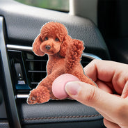 Art Design, Humorous, Pet Lovers, Photo - Squishy Pet Butt - Custom Photo Funny Dog Cat Pet Butt - Personalized Squishy Acrylic Car Vent Clip