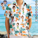 Custom Photo Funny Kids - Personalized Hawaiian Shirt