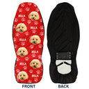 Pet Lovers,Funny - Custom Photo Funny Pet Face Pattern Dog Cat Family - Personalized Car Seat Cover