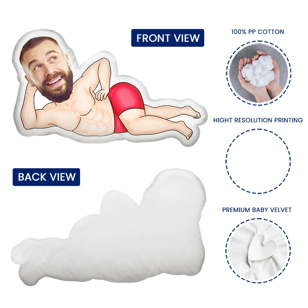 Gift For Couples, Gift For Wife, Gift For Girlfriend, Gift For Women, Funny, Old Couples - Custom Photo Funny Wife Husband Boyfriend Girlfriend - Personalized Custom Shaped Pillow