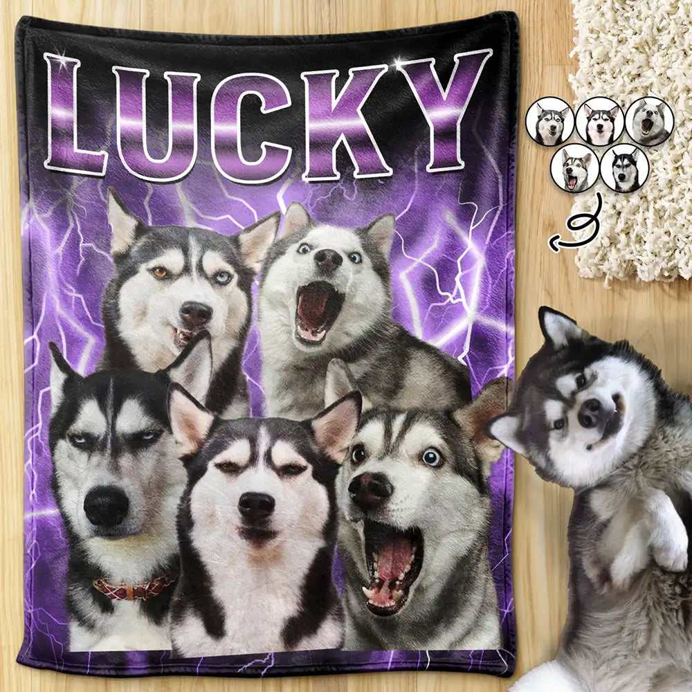 Custom Photo Funny Your Pets - Personalized Pet Blanket