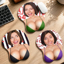 Gift For Husband, Gift For Couples, Custom Photo, Summer, Humorous, Cut-Face Photo - Custom Photo Funny & Naughty Just One More Poke - Personalized Mouse Pad