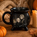 Adorable,Art Design,Halloween,Family,Photo - Gothic Portrait Art - Custom Photo Gothic Portrait Art - Personalized Cauldron Mug