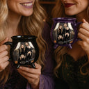 Adorable,Art Design,Halloween,Family,Photo - Gothic Portrait Art - Custom Photo Gothic Portrait Art - Personalized Cauldron Mug