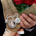 Graduation,Family,Love - Custom Photo Graduation I Remembered Who Was Watching - Personalized Graduation Tassel Pin