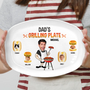 Dog Lovers,Happy - Custom Photo Grilling Plate - Personalized Plate