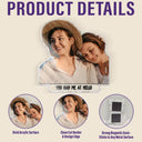 Gift For Couples, Gift For Husband, Gift For Wife, Gift For Boyfriend, Gift For Girlfriend, LGBT, Love, Non-Eng - Custom Photo Happy Couple - Personalized Acrylic Fridge Magnet