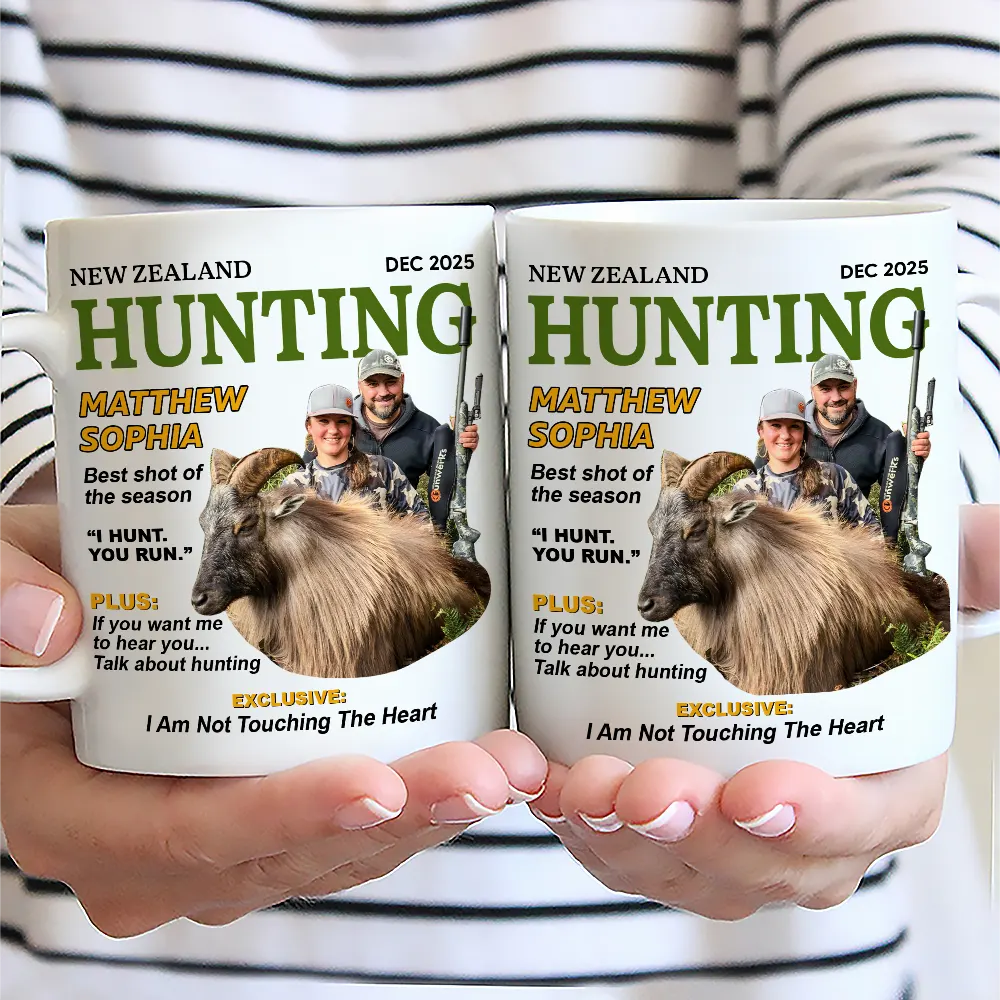 Gift For Yourself, Best friends' Hobby, Hunting, Top Market, Happy - Custom Photo Hunter Of The Year - Personalized Mug