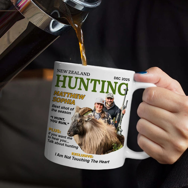 Gift For Yourself, Best friends' Hobby, Hunting, Top Market, Happy - Custom Photo Hunter Of The Year - Personalized Mug