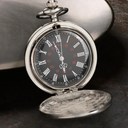 Gift For Couples,Old Couples,Love - Custom Photo Husband Wife Love You Until The End Of Time - Personalized Pocket Watch