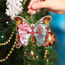Sentimental,Christmas,Custom Photo,Family,Memorial,Upload Full Photo - Custom Photo I Am Always With You Family Memorial Gifts - Personalized Custom Shaped Acrylic Ornament