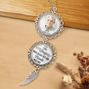 Memorial,Gift For Mother,Family,Sad - Custom Photo I Have An Angel Watching Over Me - Personalized Photo Pendant Charm