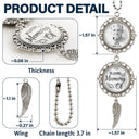 Memorial,Gift For Mother,Family,Sad - Custom Photo I Have An Angel Watching Over Me - Personalized Photo Pendant Charm