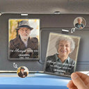 Family,Memorial,Parents,Gift For Grandparents,Sad,Custom Photo - Custom Photo I'm Always With You Memoeial Gift - Personalized Custom Shaped Acrylic Car Visor Clip