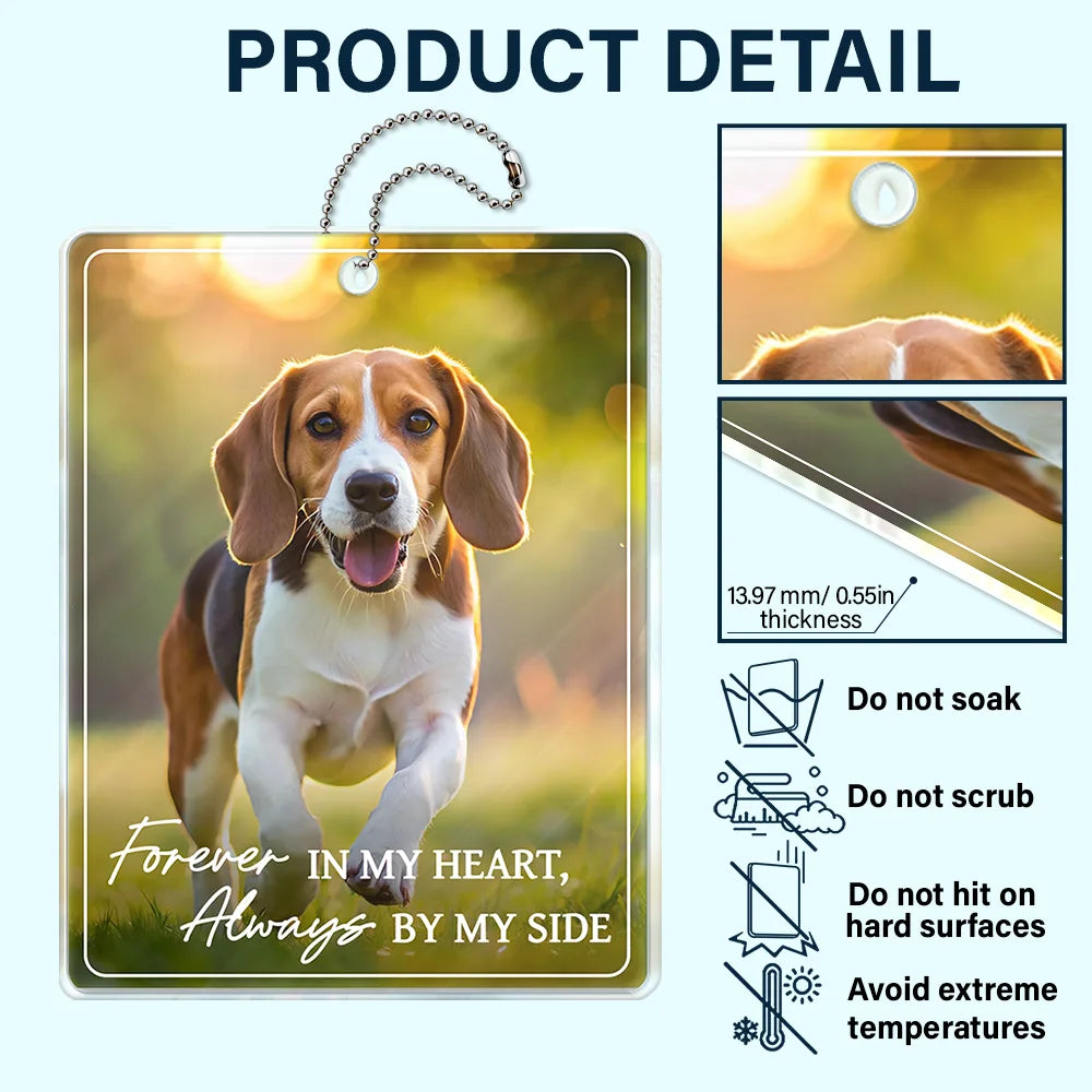 Custom Photo, Memorial, Family, Sympathetic, Dynamic Photo - Custom Photo I'm Always With You Memorial Family Portrait - Personalized Acrylic Car Hanger