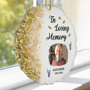 Memorial Loved One,Custom Photo,Sympathetic,Family,Memorial,Upload Full Photo,Icon - Custom Photo I'm Always With You Memorial Gift For Family, Friends - Personalized Resin Ornament