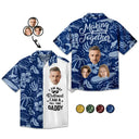 Gift For Father, Beach, Summer, Gift For Men, Dad - Children, Dad - Daughters (Adult), Dad - Sons, Happy, Custom Photo - Custom Photo I’m Not Retired - Personalized Hawaiian Shirt