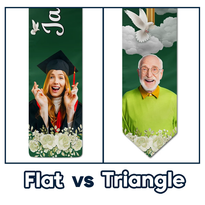 Graduation,Dad,Mom,Gift For Sibling,Gift For Bestie - Custom Photo In Loving Memory Family - Personalized Stoles