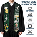 Graduation,Dad,Mom,Gift For Sibling,Gift For Bestie - Custom Photo In Loving Memory Family - Personalized Stoles