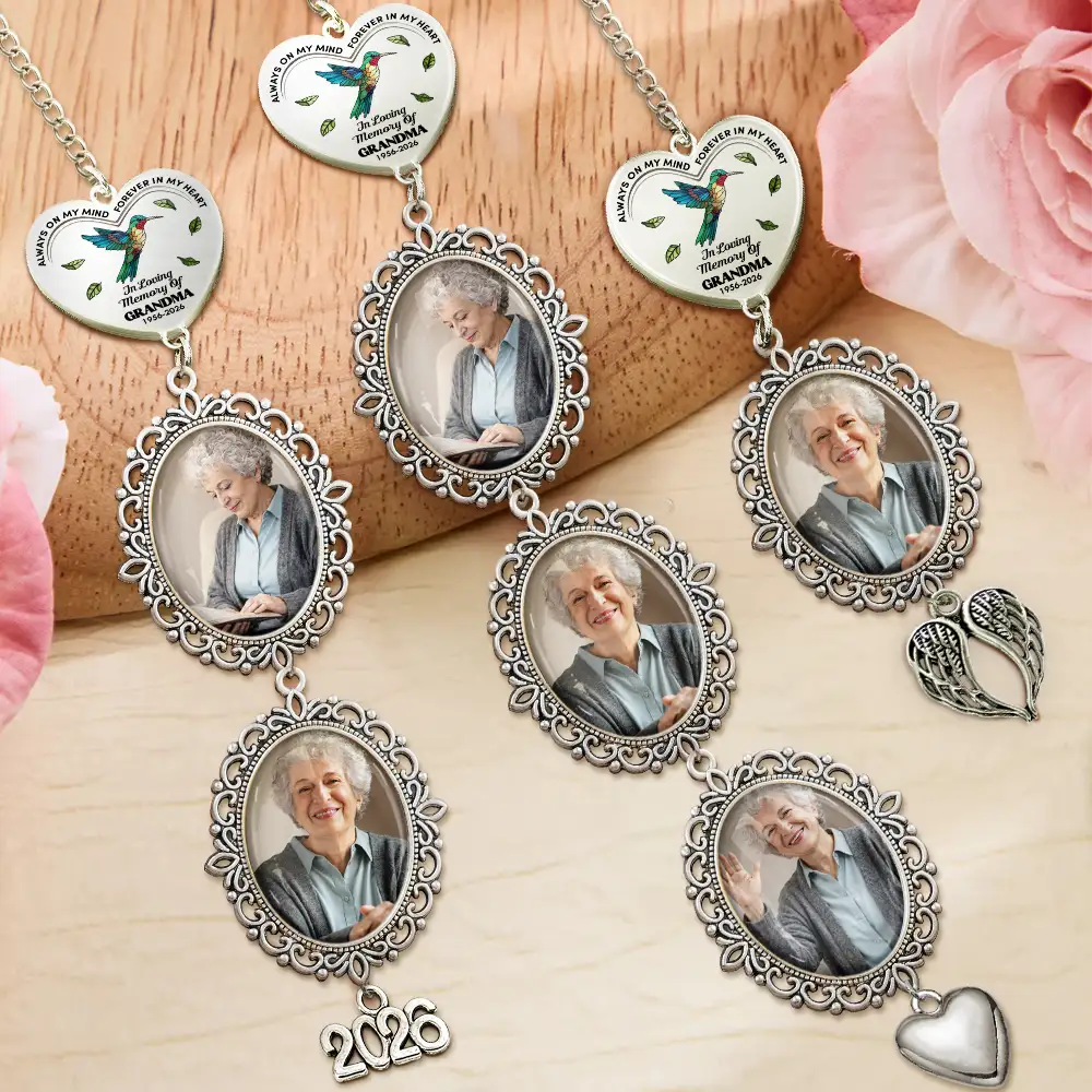 Graduation,Memorial,Gift For Yourself,Gift For Daughter,Gift For Son,Sad,Photo,Vector - Custom Photo In Loving Memory Of - Personalized Graduation Tassel Charm