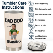 Gift For Father,Custom Photo,Humorous,Cut-Face Photo - Custom Photo It's Not A Dad Bod Father Figure - Personalized Tumbler