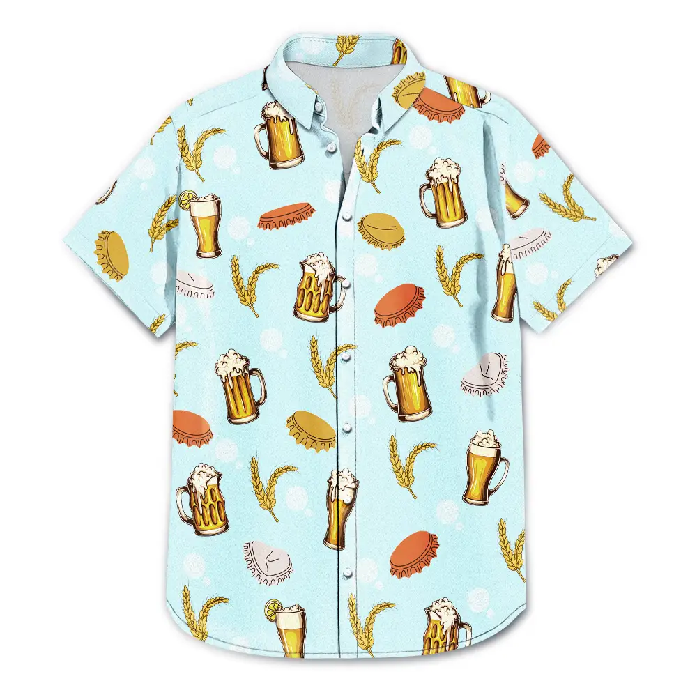 Gift For Father, Gift For Yourself, Dad's Hobby, Funny, Custom Photo, Gift For Men, Gift For Husband - Custom Photo It's Not A Dad Bod, It's A Father's Figure - Personalized Hawaiian Shirt