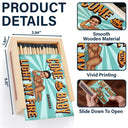 Gift For Husband,Gift For Wife,Gift For Boyfriend,Love - Custom Photo Light My Fire - Personalized Wooden Matchbox