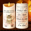 Pet Lovers - Custom Photo Light This Up And Know I'm Here - Personalized Flameless LED Candle
