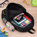 Adorable,Back To School,Custom Photo,Gift For Kids,Cut-Face Photo - Custom Photo Little Space Explorer - Personalized Kids Backpack