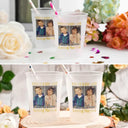 Humorous,Custom Photo,Gift For Couples,Wedding,Dynamic Photo - Custom Photo Look Who's Getting Married Vintage - Personalized Frosted Cups