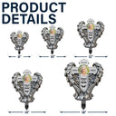 Family,Christian,Memorial,Parents,Gift For Grandparents - Custom Photo May God BLess You And Keep You - Personalized Metal Garden Stake