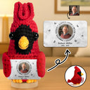 Family,Memorial,Sad - Custom Photo Memorial Always Loved Never Forgotten - Personalized Doll Crochet With Custom Card