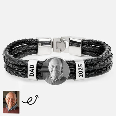 Leather Braided Bracelet