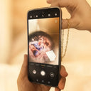 Memorial,Parents,Gift For Grandparents,Family,Gift For Sibling,Gift For Wife,Gift For Mother,Sad - Custom Photo Memorial Family Parents Grandparents - Personalized Bubble Projection Necklace