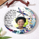 Memorial, Family, Sad, Gift For Mother - Custom Photo Memorial I'm Always With You - Personalized Ceramic Plate