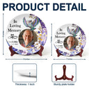 Memorial, Family, Sad, Gift For Mother - Custom Photo Memorial I'm Always With You - Personalized Ceramic Plate
