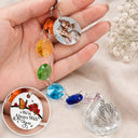 Christmas, Custom Photo, Sympathetic, Family, Memorial, Upload Full Photo, Icon - Custom Photo Memorial I'm Always With You - Personalized Crystal Suncatcher With Charm