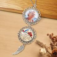 Memorial,Custom Photo,Gift For Father,Gift For Mother,Family,Sad - Custom Photo Memorial I'm Always With You - Personalized Photo Pendant Charm