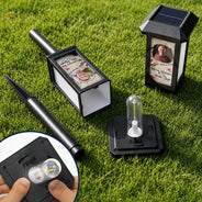 Christmas,Custom Photo,Sympathetic,Family,Memorial,Upload Full Photo - Custom Photo Memorial I'm Always With You - Personalized Solar Garden Light