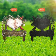 Memorial Loved One,Christmas,Custom Photo,Sympathetic,Family,Memorial,Upload Full Photo - Custom Photo Memorial Loved One I'm Always With You - Personalized Metal Garden Stake