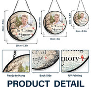 Memorial Loved One,Christmas,Custom Photo,Sympathetic,Family,Memorial,Upload Full Photo - Custom Photo Memorial Loved One I'm Always With You - Personalized Stained Glass Window Hanging Suncatcher