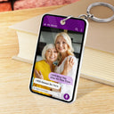 Gift For Couples,Old Couples,Gift For Husband,Gift For Wife,Gift For Boyfriend,Gift For Girlfriend,Gift For Yourself,Memorial,Sad - Custom Photo Memorial Message From Loved One - Personalized Acrylic Keychain